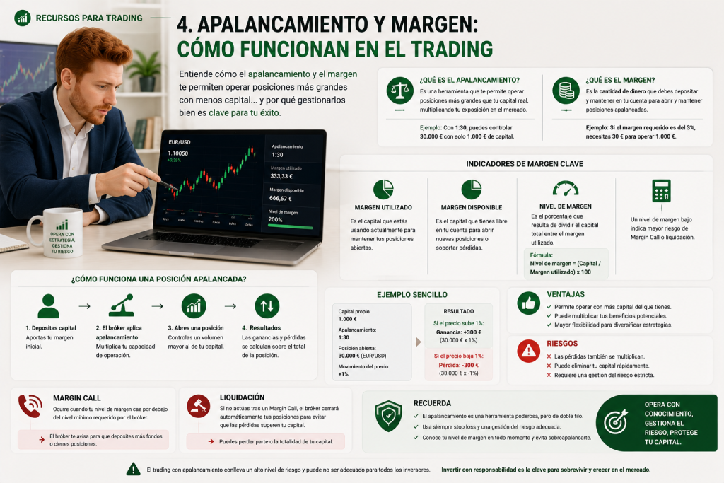 Apalancamiento y margen en trading
