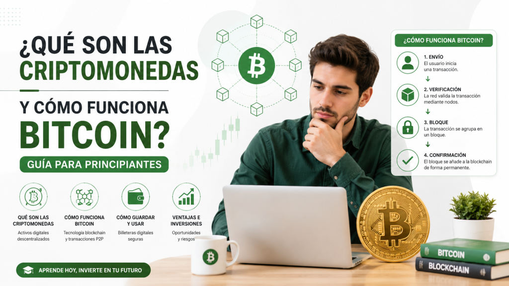 Qué son las criptomonedas y cómo funciona Bitcoin