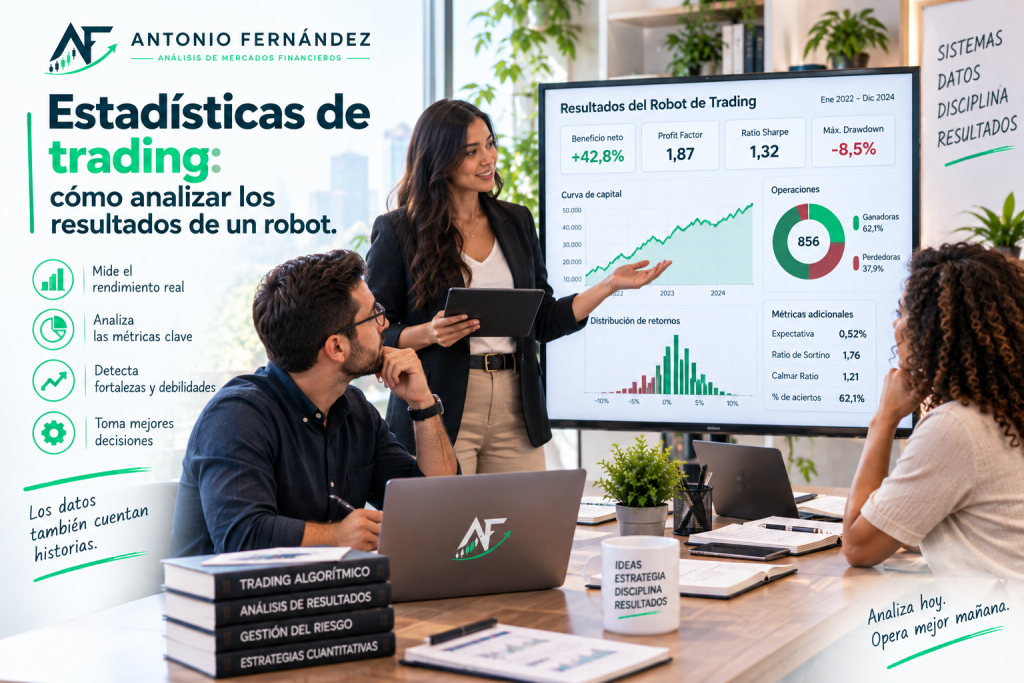 Estadísticas de trading para analizar los resultados de un robot