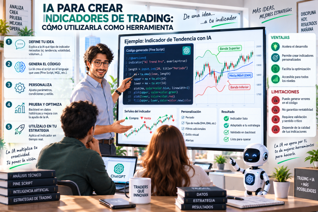IA para crear indicadores de trading: como utilizarla