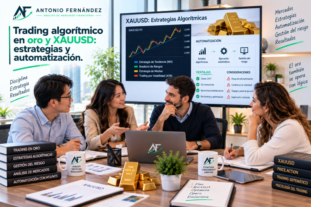 Trading algorítmico en XAUUSD y automatización