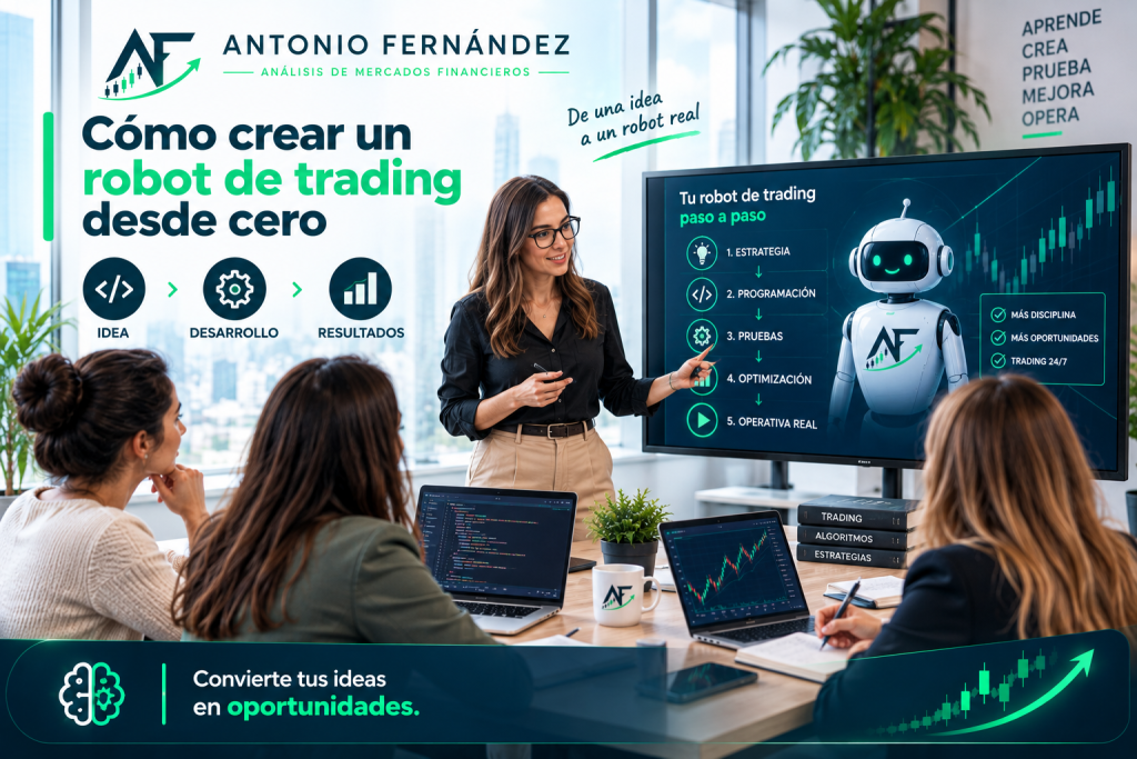 Cómo crear un robot de trading desde cero mediante programación
