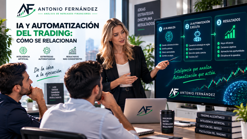 IA y automatización del trading mediante análisis de datos y sistemas automatizados