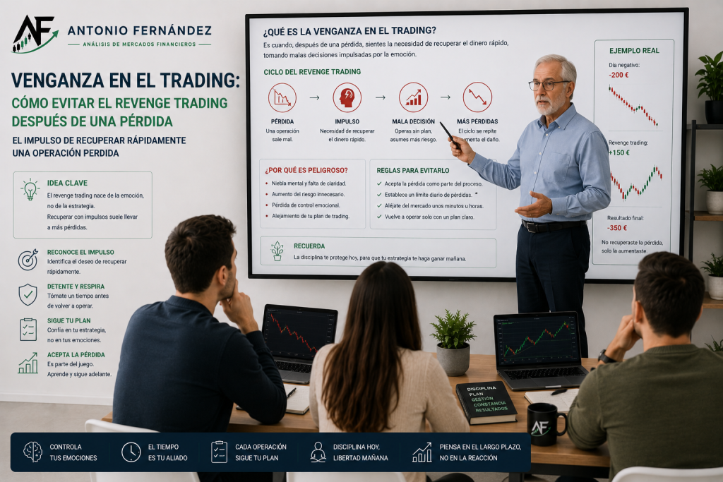 Venganza en el trading después de una pérdida y control emocional en trading