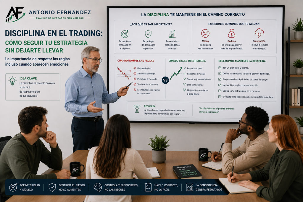 Disciplina en el trading y seguimiento de una estrategia
