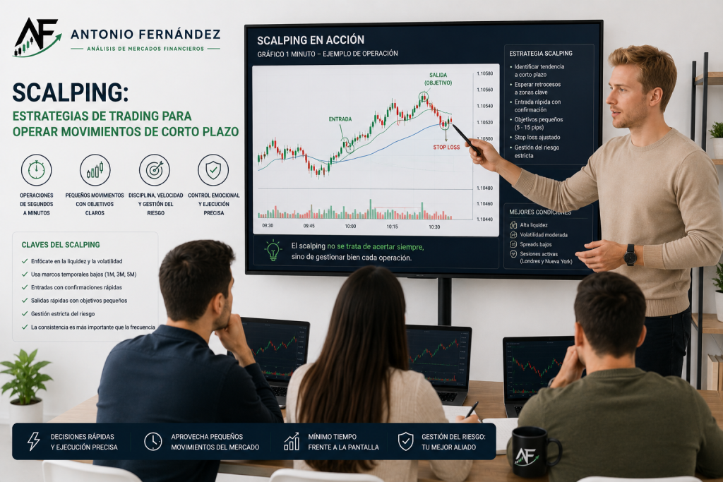 Estrategias de scalping para operar movimientos de corto plazo