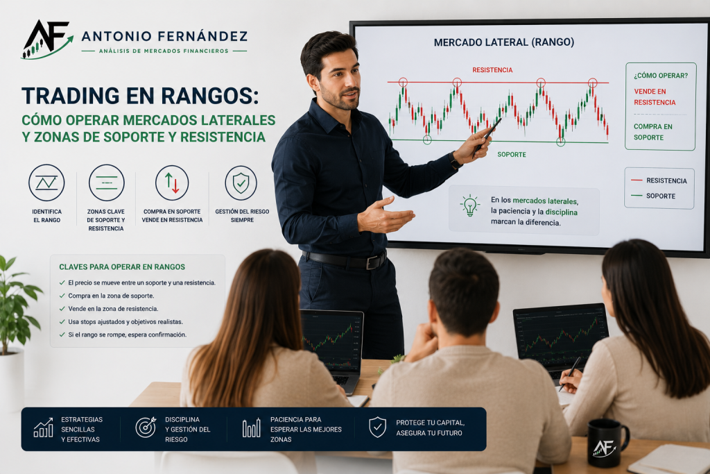 Trading en rangos con zonas de soporte y resistencia